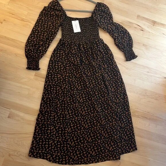 NWT - o.p.t Smocked Maxi Dress - Size Small - Picture 7 of 7